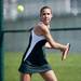 Greenhills No 1 singles player Rae Schuller plays against Saline on Tuesday, May 14. Daniel Brenner I AnnArbor.com